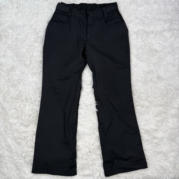 Quiksilver‎ Utility Snowboard Pants Mens L Quik Tech 8.000 mm Slim Fit Black - Picture 1 of 13